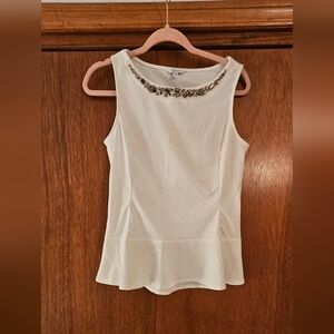 Elegant White Sleeveless Top